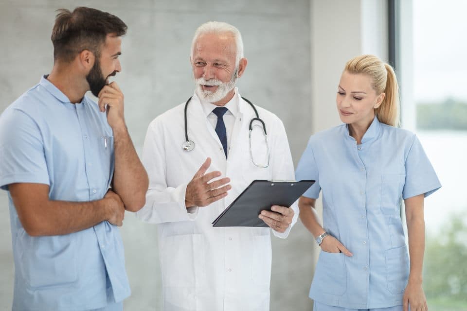 Equipe médica da Vitalli em atendimento